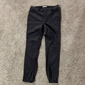 LOFT Charcoal Corduroy Pants